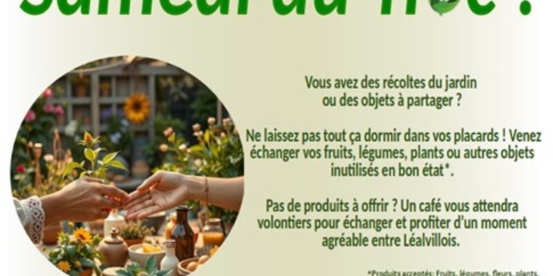 Samedi du troc !